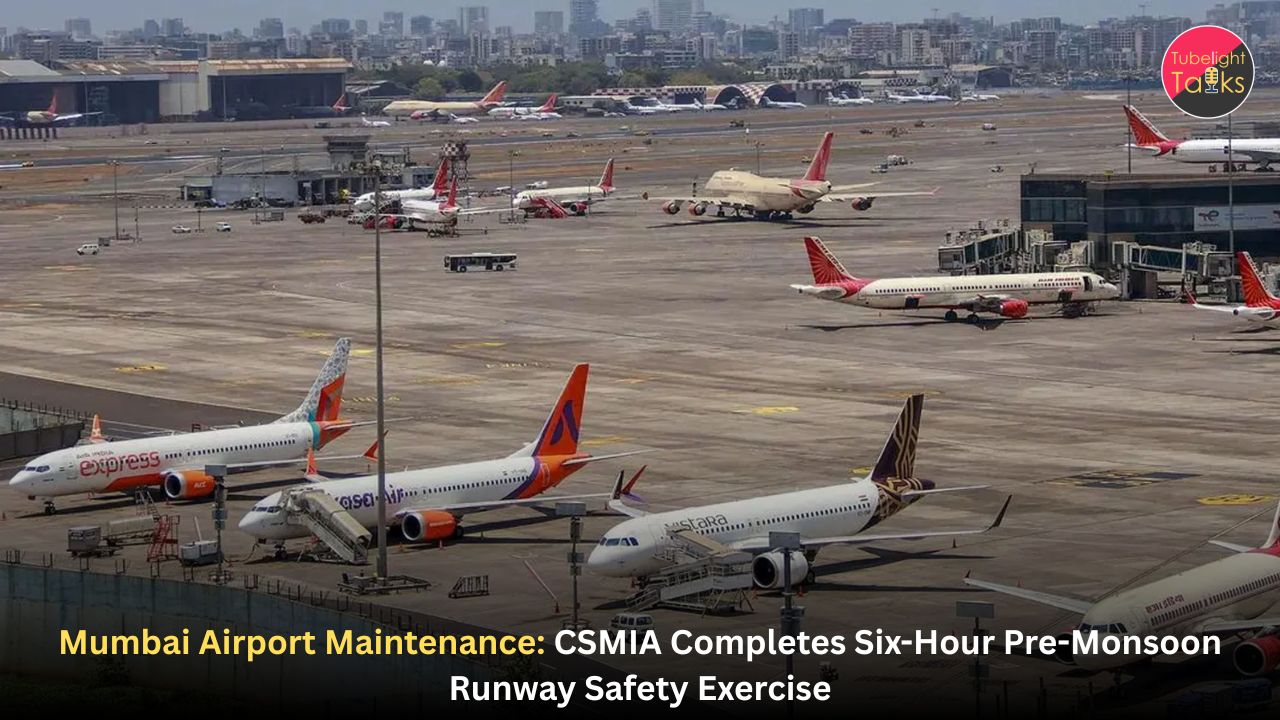 Mumbai Airport Maintenance: CSMIA Completes Six-Hour Pre-Monsoon Runway Safety Exercise