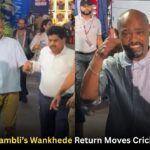 Vinod Kambli’s Wankhede Return Moves Cricket Fans