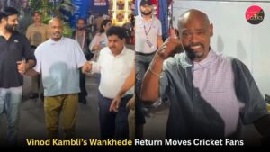 Vinod Kambli’s Wankhede Return Moves Cricket Fans