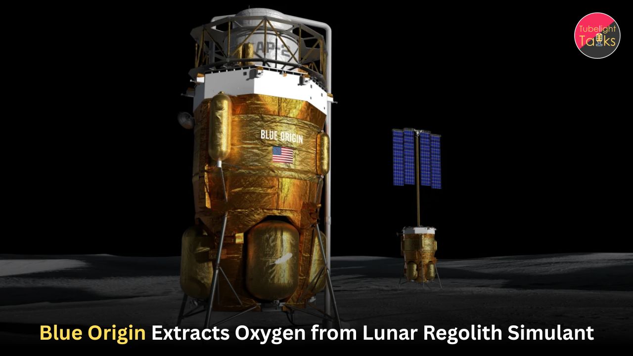 Blue Origin Extracts Oxygen from Lunar Regolith Simulant