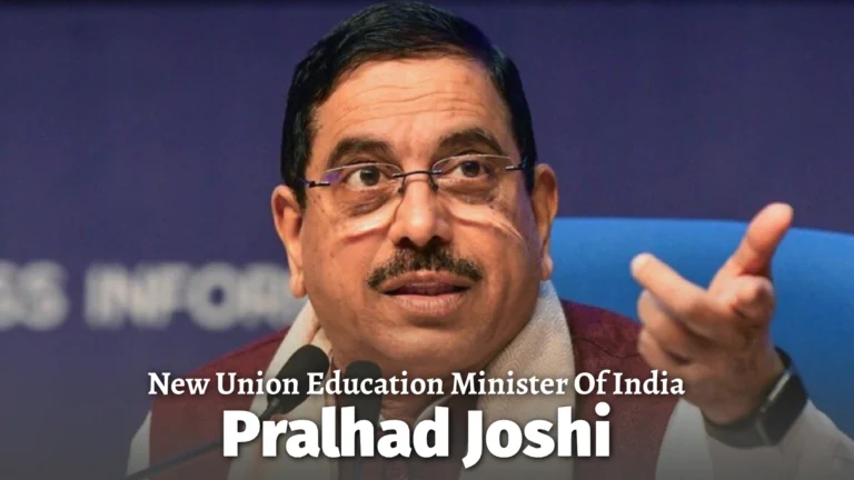 Pralhad Joshi Education Minister appointment announcement