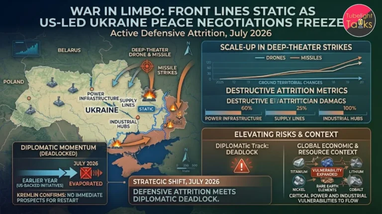 War in Limbo: Front Lines Static as US-Led Ukraine Peace Talks Freeze