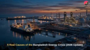 The Bangladesh energy crisis worsened following global LNG supply disruptions and terminal fires.