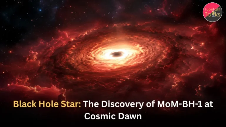 Black Hole Star The Discovery of MoM-BH-1 at Cosmic Dawn