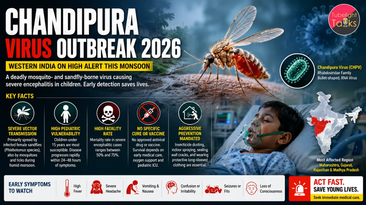 Chandipura Virus Outbreak 2026 Devastating Monsoon Health Crisis Strikes India as Cases Rise