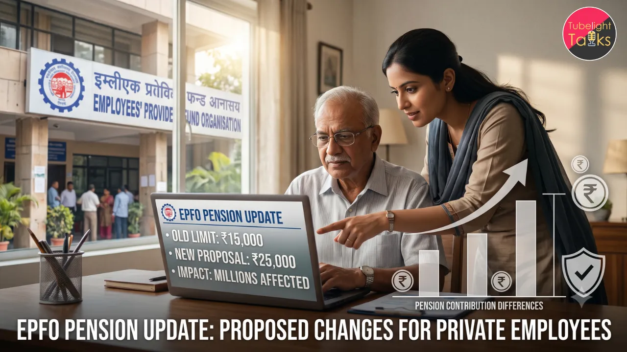 EPFO Pension Update 2026 में ₹25,000 बेसिक सैलरी वालों के लिए नया पेंशन नियम