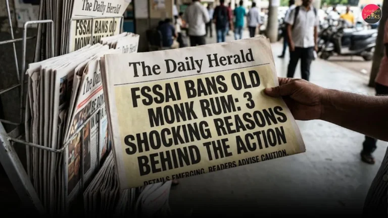 FSSAI Bans Old Monk Rum 3 Shocking Reasons Behind the Action