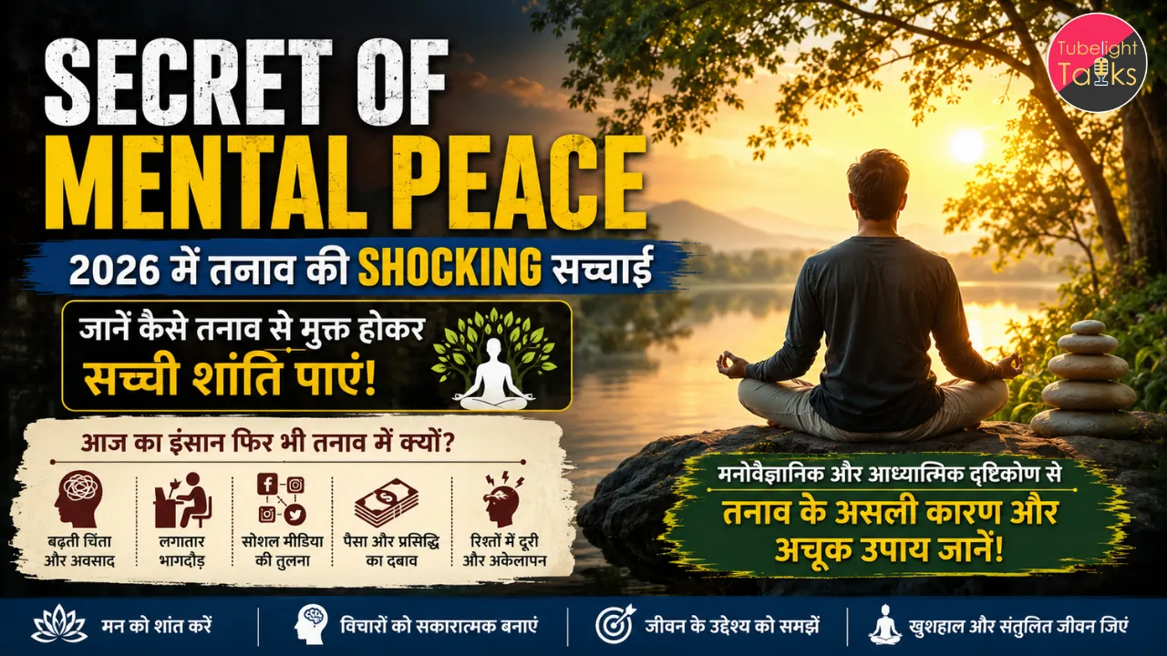 Secret of Mental Peace 2026 में तनाव की Shocking सच्चाई