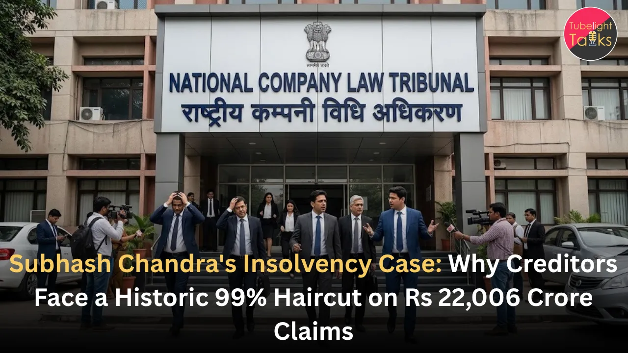 Subhash Chandra's Insolvency Case: Why Creditors Face a Historic 99% Haircut on Rs 22,006 Crore Claims