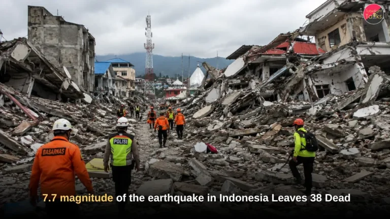 7.7 magnitude of the earthquake in Indonesia Leaves 38 Dead