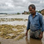 flood situation near baitarani river