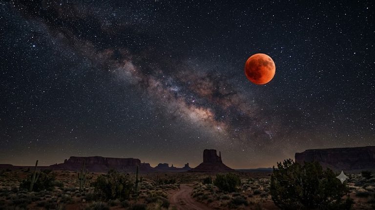 blood moon lunar eclipse