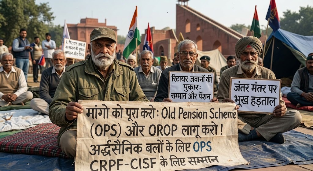 अर्द्धसैनिक बलों की भूख हड़ताल