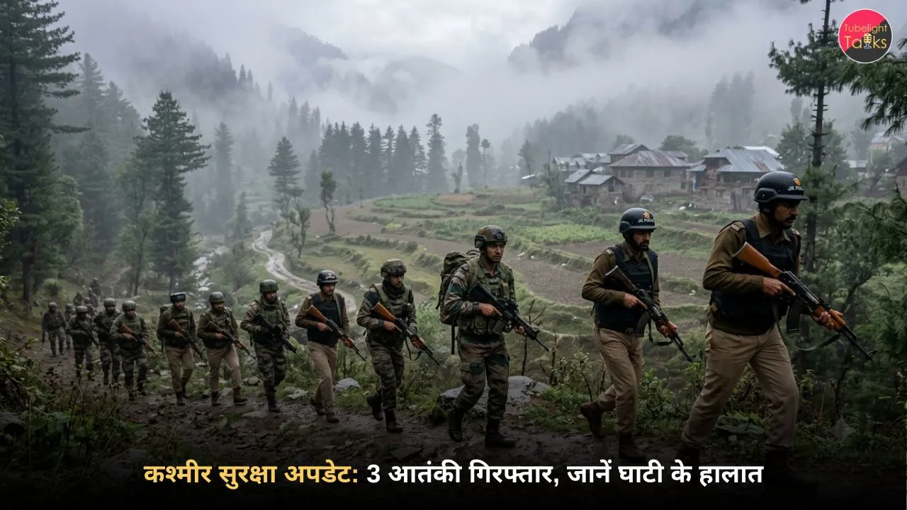 कश्मीर सुरक्षा अपडेट के दौरान शोपियां में सुरक्षा बलों का सर्च ऑपरेशन