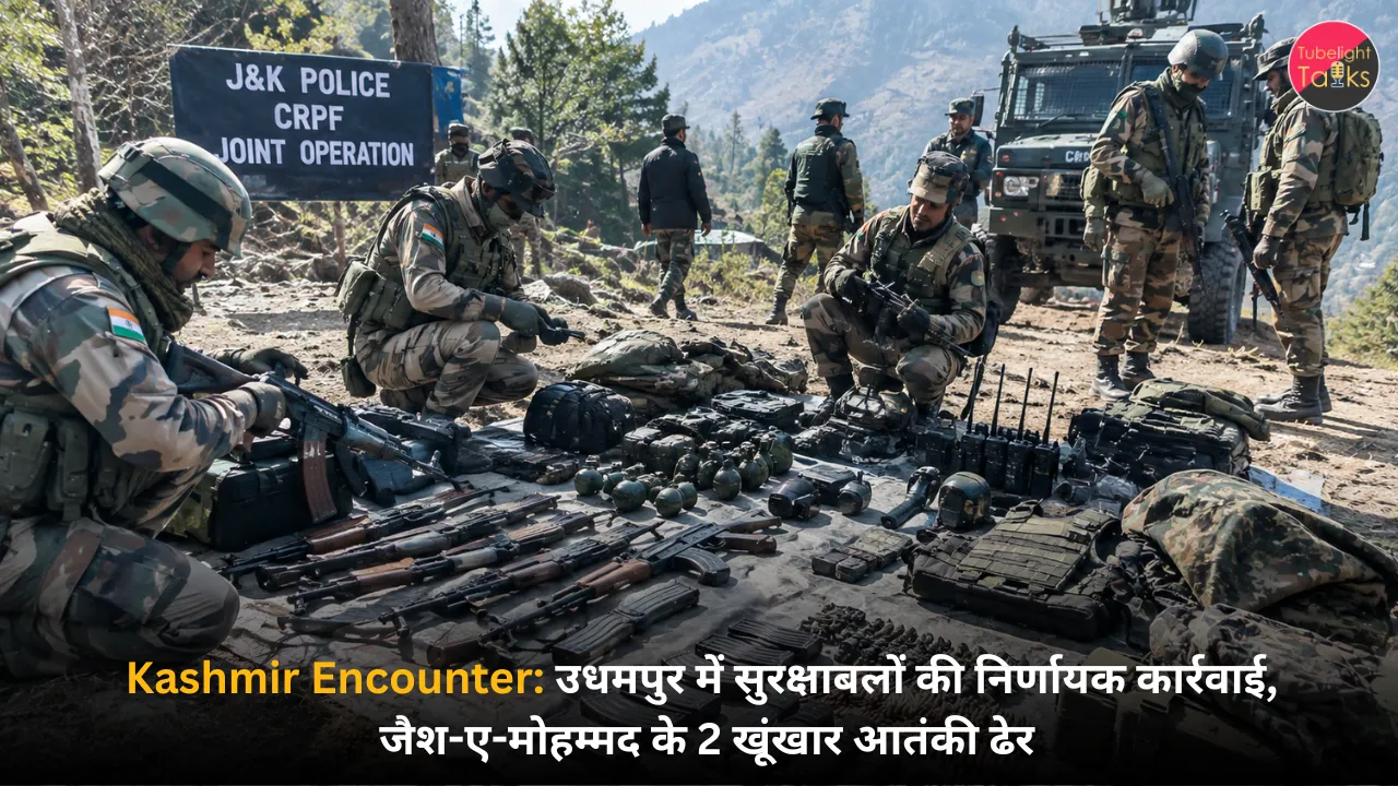 Kashmir Encounter उधमपुर में सुरक्षाबलों की निर्णायक कार्रवाई, जैश-ए-मोहम्मद के 2 खूंखार आतंकी ढेर