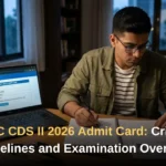 UPSC CDS II 2026 Admit Card Critical Guidelines and Examination Overview