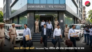 शंख एयरलाइंस कार्यालय पर Income Tax विभाग की छापेमारी