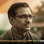 Pandit Deendayal Upadhyay का चित्र और अंत्योदय दिवस का महत्व