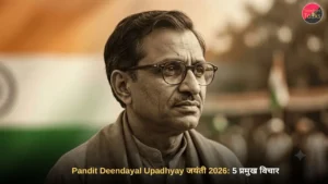 Pandit Deendayal Upadhyay का चित्र और अंत्योदय दिवस का महत्व