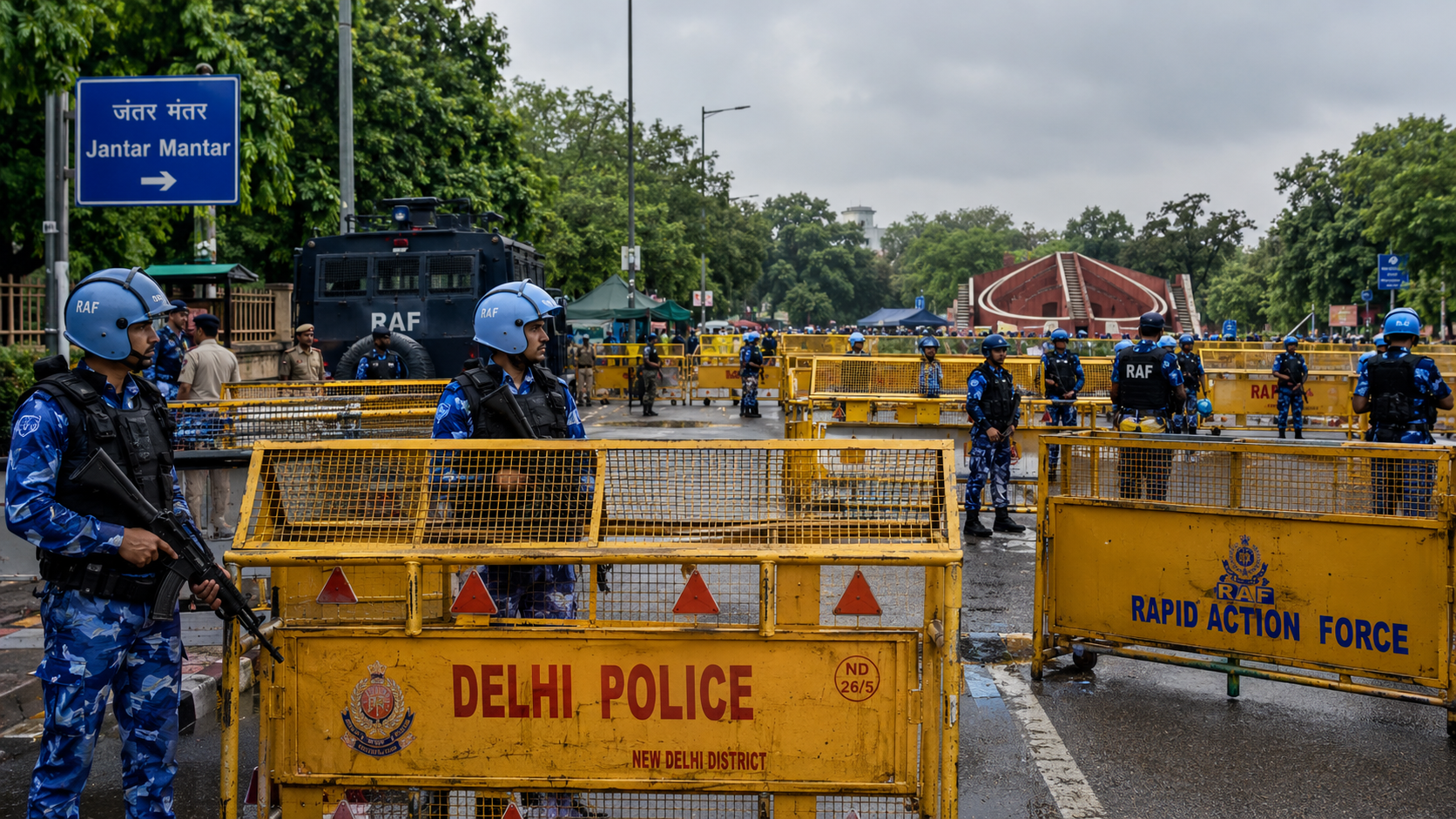 delhi protest today